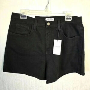 Judy Blue Women's 1XL Shorts Black Stretch Denim High Waist Plus NWT Beach Party